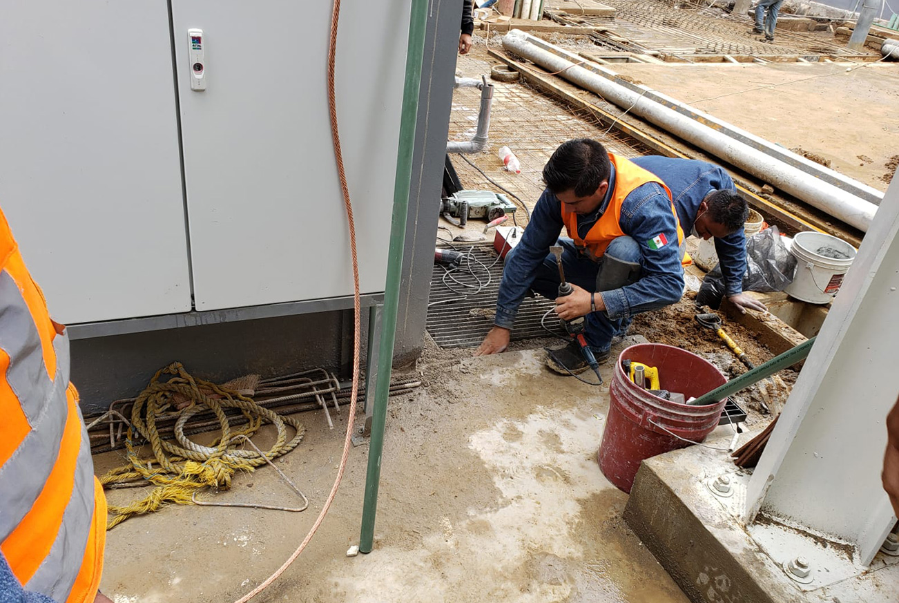 Instalación de pararrayos