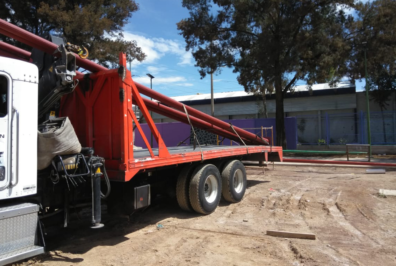 Postes cónico-circulares